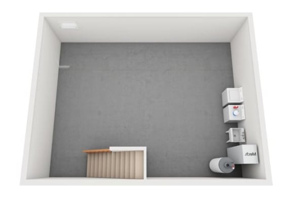 Two Bedroom Townhome with Basement at Holiday Park Apartments, Pittsburgh, PA, 15239