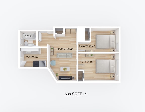 641 Westminster - 2 Bedroom Suite