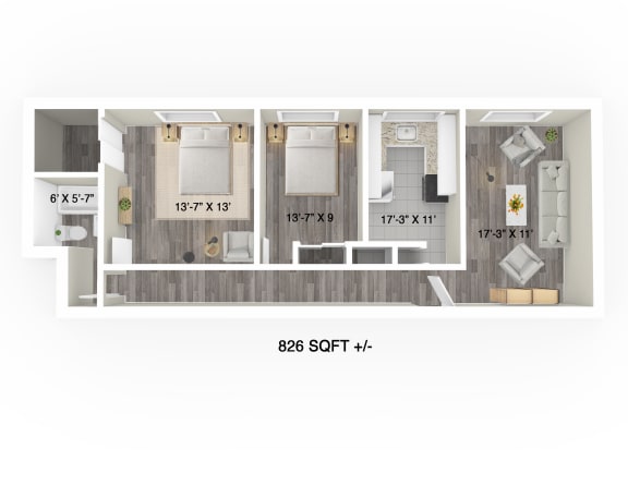 2 Bed 1 Bath at 700 Corydon Apartment, Apartments for Rent in Winnipeg