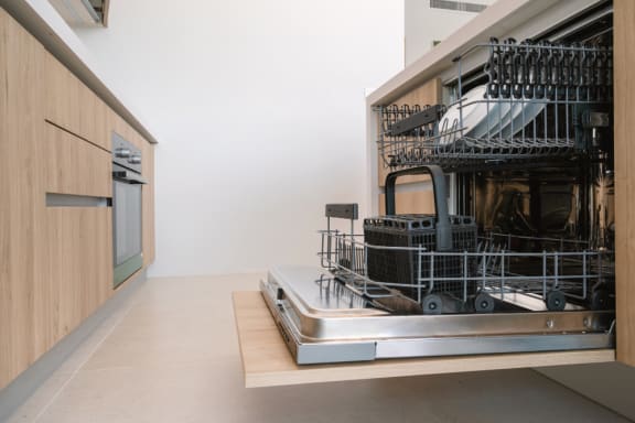 Dishwasher in kitchen  at Jefferson Flats, Tacoma, WA, 98402