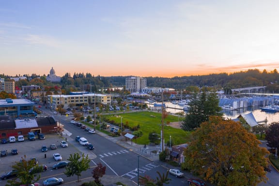 Daytime View of Capital Campus in Olympia, WAat Harbor Heights 55+ Community, Washington, 98501