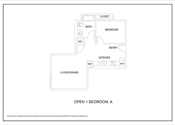One bedroom 1 bath I One bedroom 1 bath I at Elevation16 Apartments, Seattle