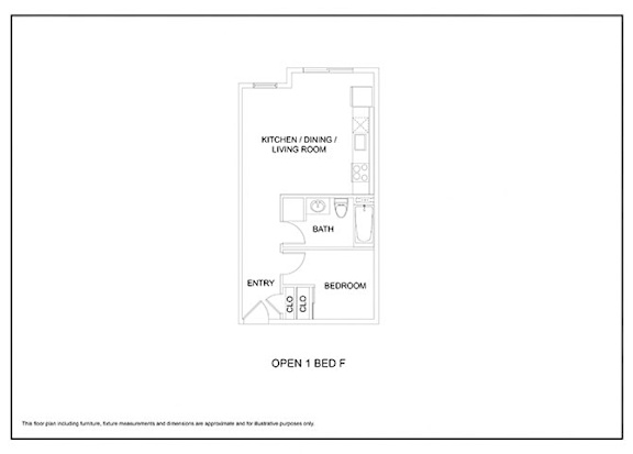 One bedroom 1 bath J One bedroom 1 bath J at Elevation16 Apartments, Washington