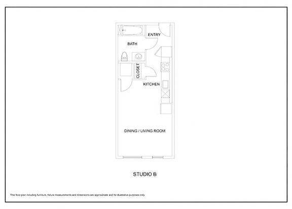 Studio 1 bath B at Elevation16 Apartments, Seattle, 98146
