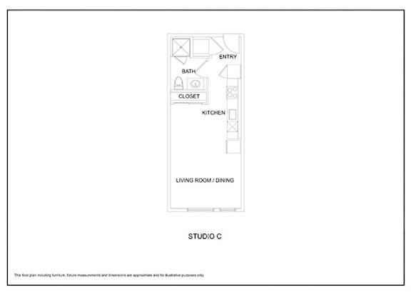 Studio 1 bath at Elevation16 Apartments, Seattle