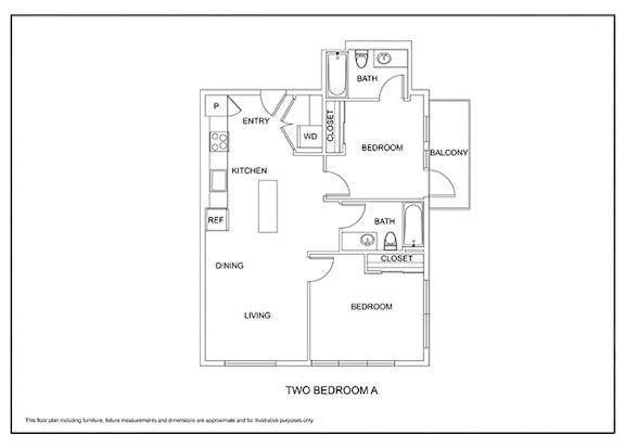 2 bed 2 bath A at Elevation16 Apartments, Seattle