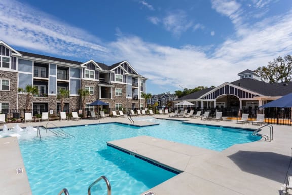 our apartments offer a swimming pool at The Retreat at Fuquay-Varina Apartments, Fuquay-Varina