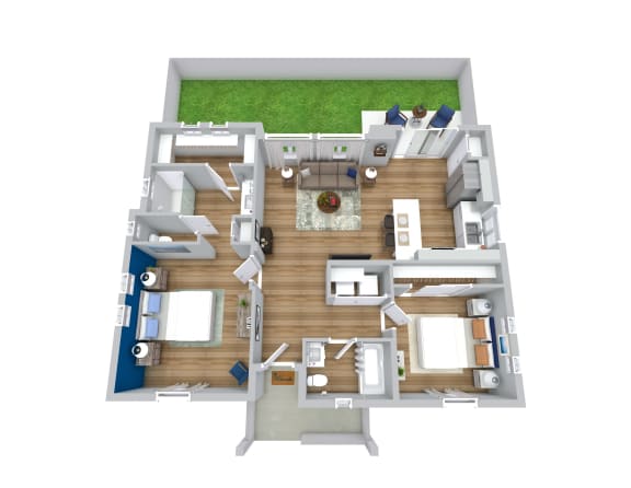The Retreat Floor Plan at Avilla Lakeridge, Arlington, Texas