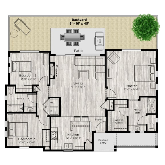 The Haven Floor Plan at Avilla Buffalo Run, Commerce City, 80022