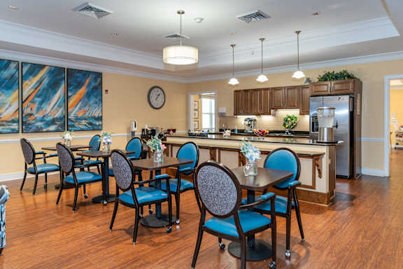 Community Dining Area at Spring Arbor of Crofton, Maryland