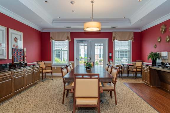 Spacious Dining Area at Spring Arbor of Crofton, Maryland