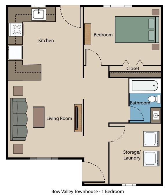 Bow Valley Townhouse 1 Bedroom