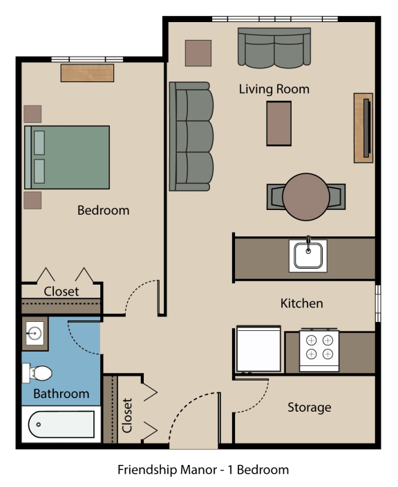 Friendship Manor 1 Bedroom