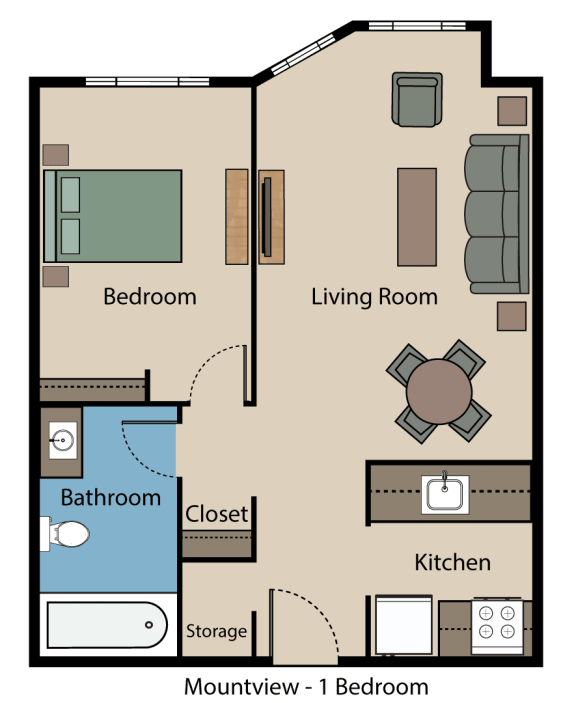 Mountview 1 Bedroom