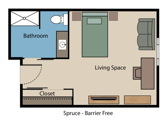 Spruce Barrier Free Studio