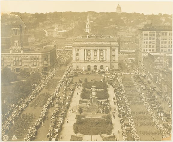 1917 parade, Kennedy Plaza 1917 parade, Kennedy Plaza