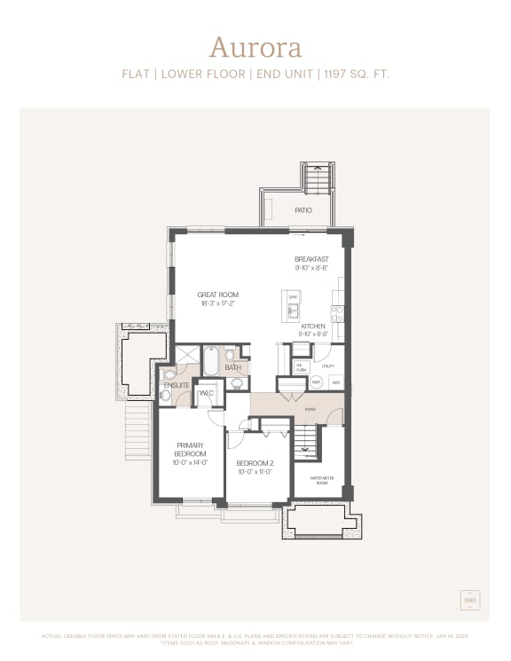 the typical floor plan of a home