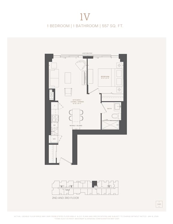 a typical floor plan of a bedroom apartment