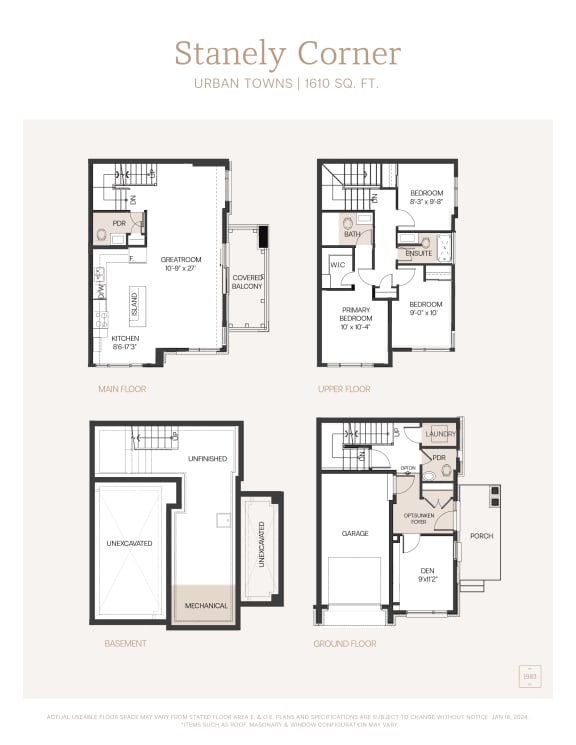 the floor plan of the residence