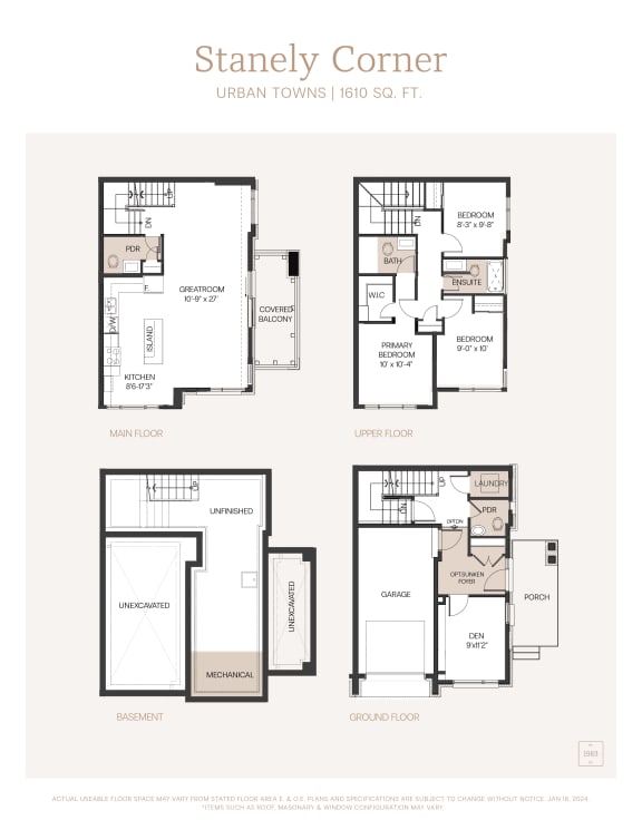 the floor plan of the residence
