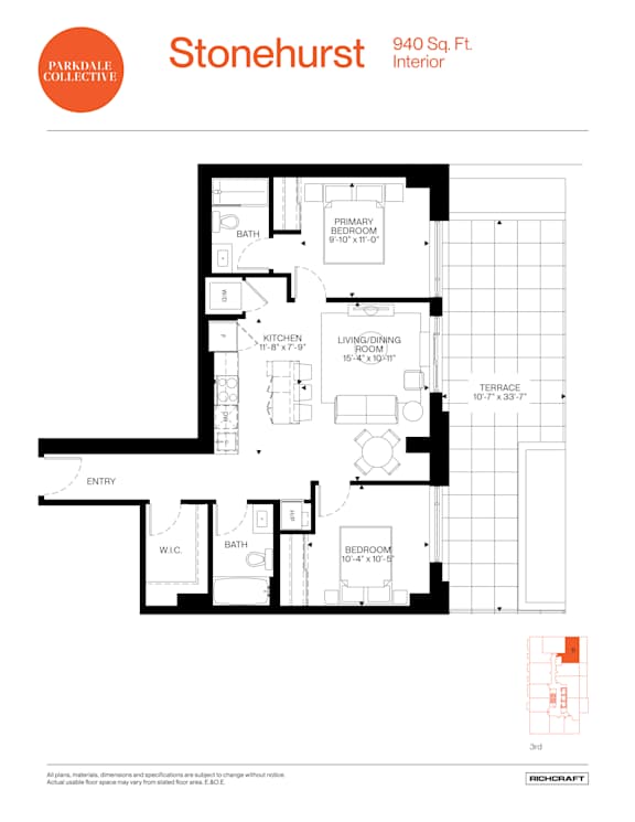A floor plan for a home by Paradolia Collective.