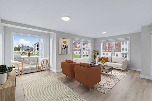 Bright, Open, and Inviting—A Living Space Designed for Modern Comfort