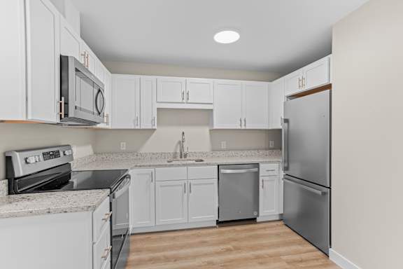 Kitchen With Stainless Steel Appliances