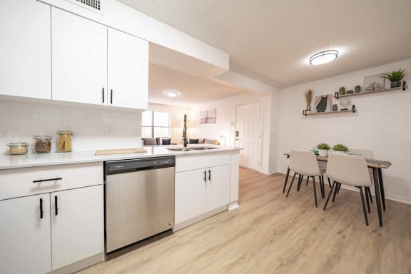 Kitchen With Dining at Northlake Apartments, Jacksonville, FL, 32218