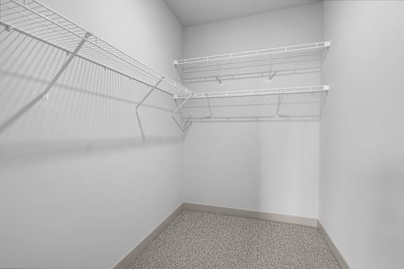 Closet View at Forest Edge Apartments, Charlestown Indiana