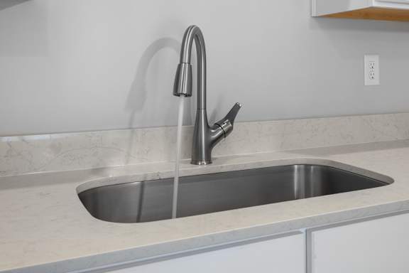 Stainless Steel Sink at Forest Edge Apartments, Charlestown