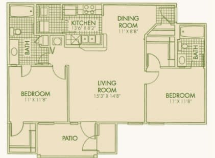 floor plan photo of the reserve at magnolia ridge in cary, nc