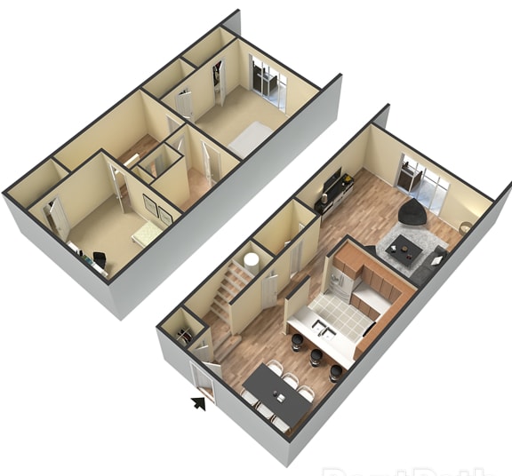 2bedroom townhome