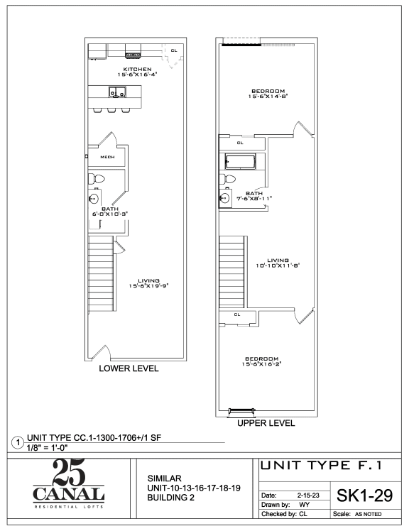 a floor plan of unit 13