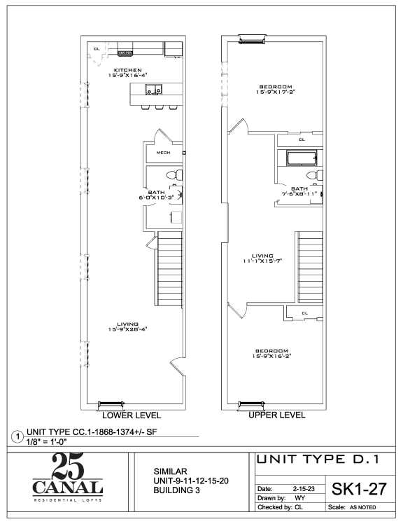 a floor plan of unit 11