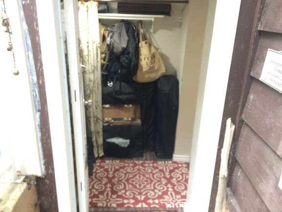 a small bathroom with a sink toilet and shower