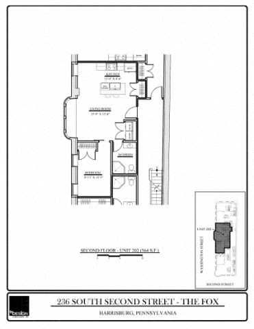 a floor plan of the second and third floor of a house