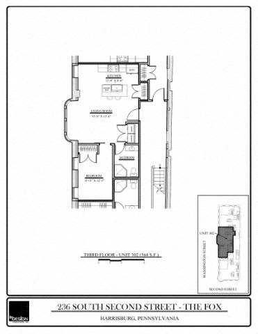 the floor plan of the second and third floor