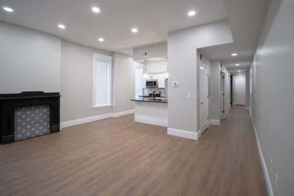 Plum 201 - Living room and kitchen