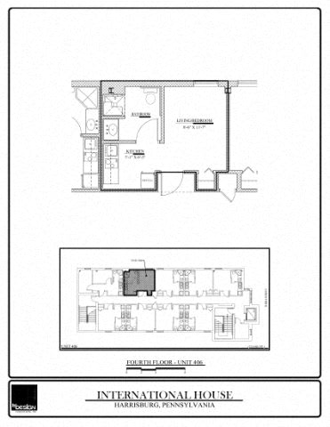 IH studio ADA 406 floor plan