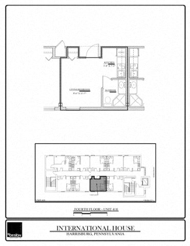 IH 410 studio floor plan
