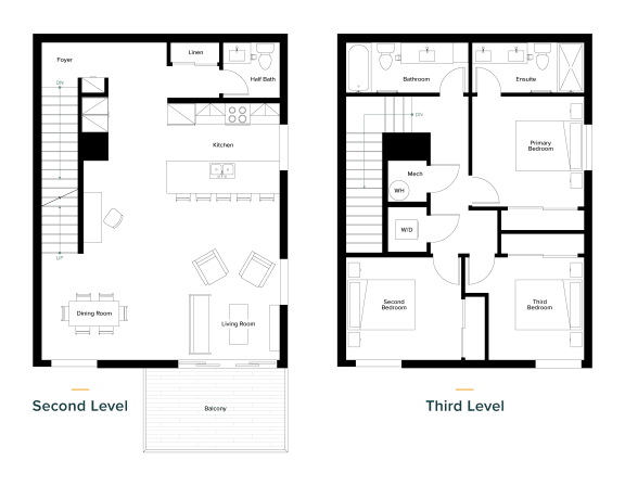 a floor plan of a house