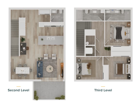 a floor plan of a house with a mix of old and new flooring