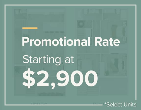 A promotional rate starting at $2,900 is advertised.