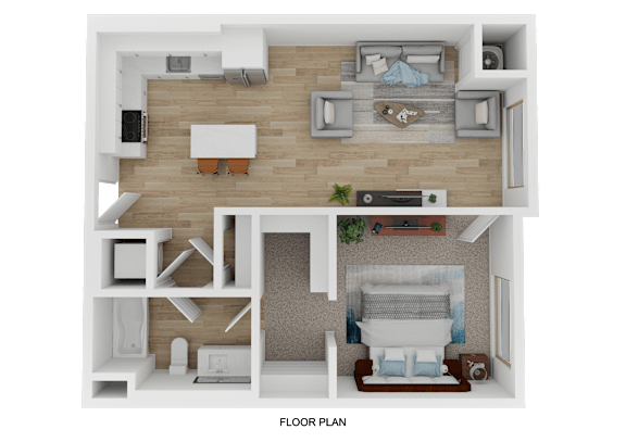 one bedroom