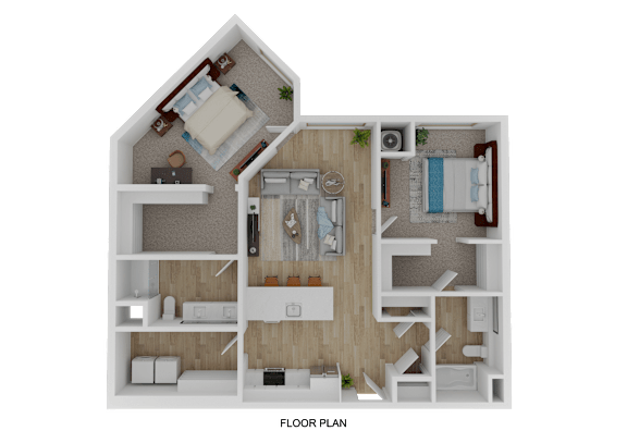 two bedroom
