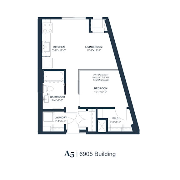 A5 | 6905 Building floor plan.