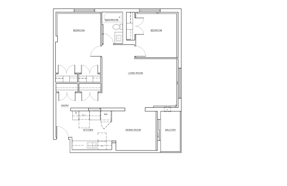 St. Lawrence Village in St. Catharines 2 bedroom floor plan