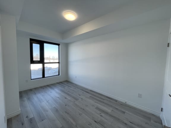 Bayfield Tower 2 bedroom 2 bathroom variation B second bedroom with large window
