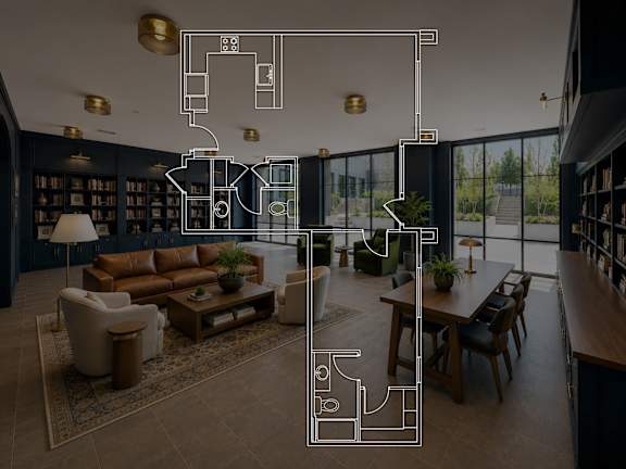 1 Bedroom D Overlay
