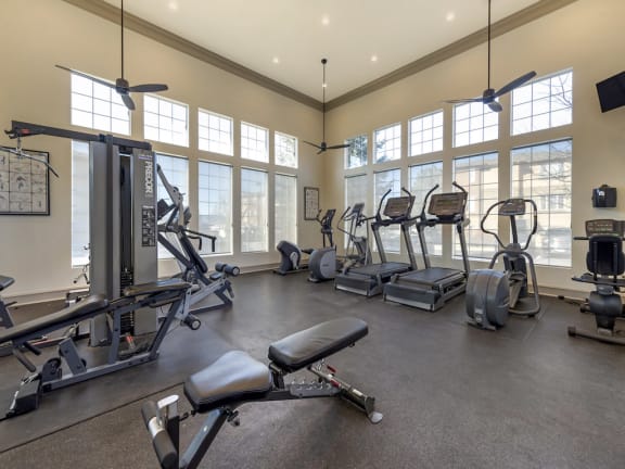 Cardio Machines In Gym at Echo Ridge